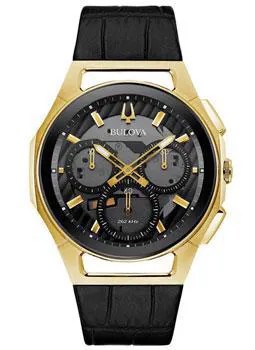Японские наручные  мужские часы Bulova 97A143. Коллекция CURV