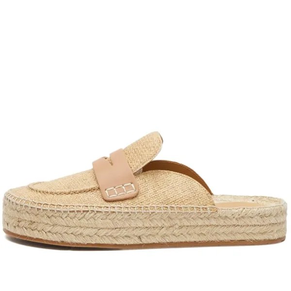 Лоферы JW Anderson Espadrilles, бежевый