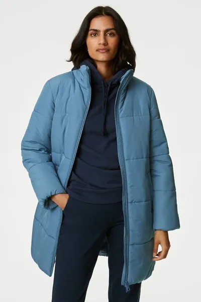 Зимняя непромокаемая куртка на вате Marks & Spencer, синий