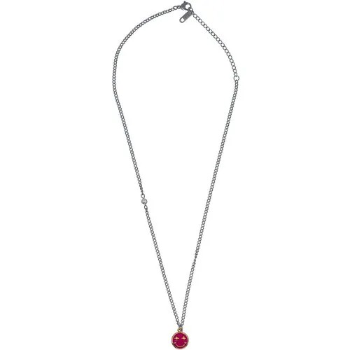 Колье Moon Paris, Kids, с подвеской-смайл, MK-23.03-012 розовый