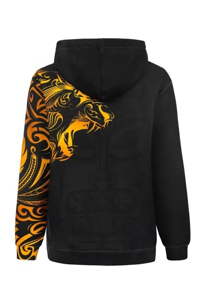 Толстовка с капюшоном POLYNESIAN TIGER Mr. GUGU & Miss GO, черный
