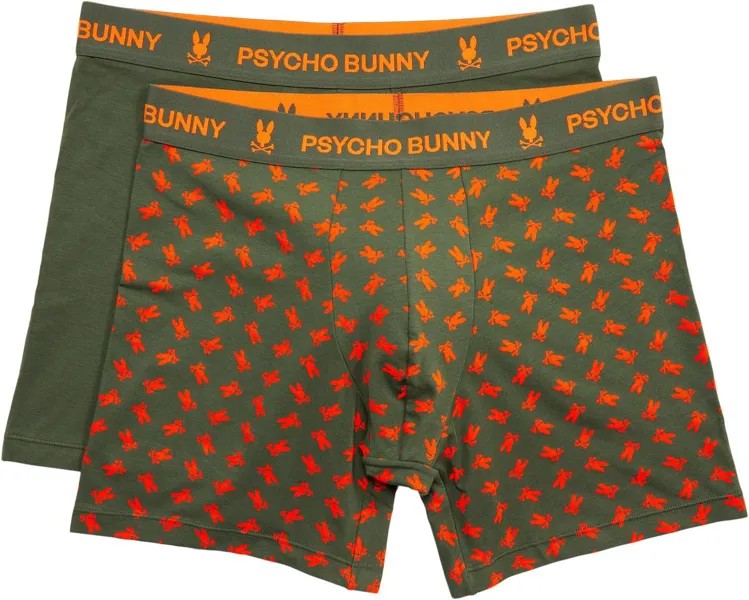 Комплект из 2 трусов-боксеров Psycho Bunny, цвет Duffle Bag