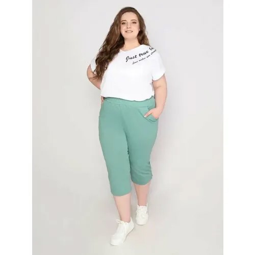 Бриджи Fashion Margo, размер 52, хаки