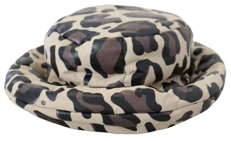 DOLCE - GABBANA Шапка разноцветная с леопардовым принтом Capello Мужская кепка-ведро s.58 750долл. США