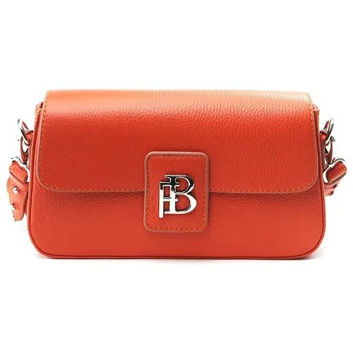 Сумка кросс-боди FIORE BAGS, фактура зернистая, оранжевый