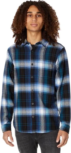 Рубашка Hurley Portland Organic Long Sleeve Flannel, цвет Black Combo
