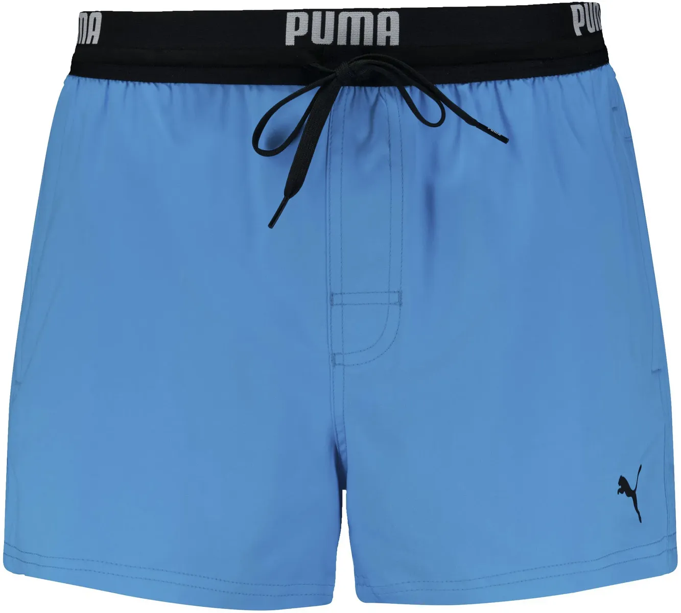 Купальные шорты PUMA с приклеенной молнией на заднем кармане, цвет Speed Blue