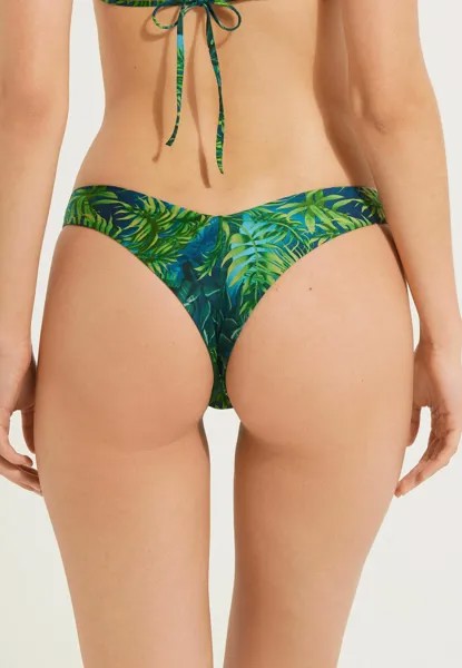 Плавки-трусы BRASILIAN EMERALD JUNGLE Tezenis, темно-зеленый