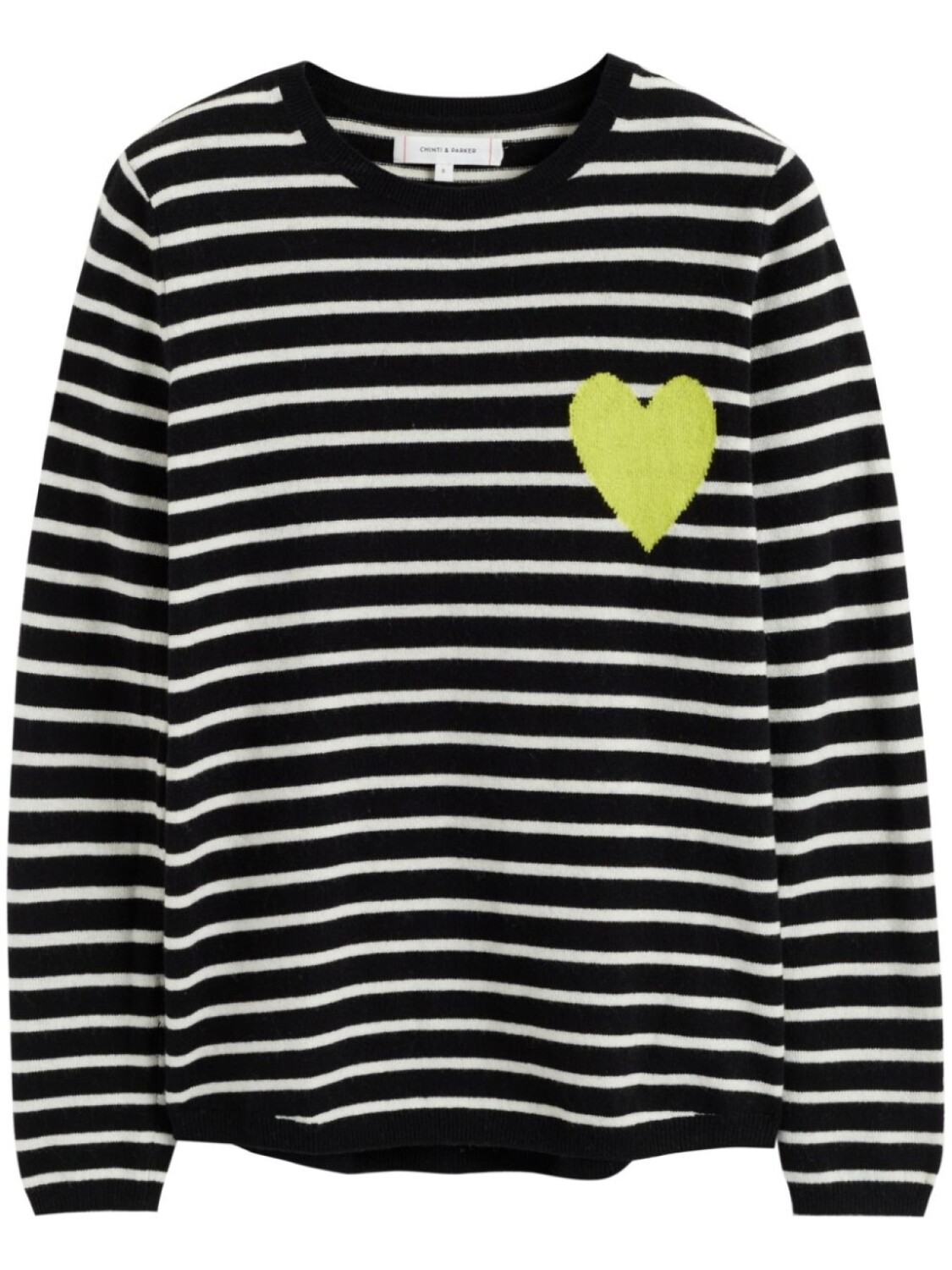 Chinti & Parker джемпер Breton Heart, черный