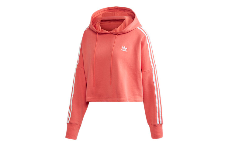 Свитшот женский NWT светло-алый/белый Adidas Originals, белый