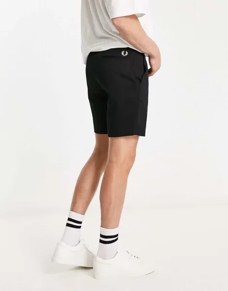 Черные классические шорты Fred Perry