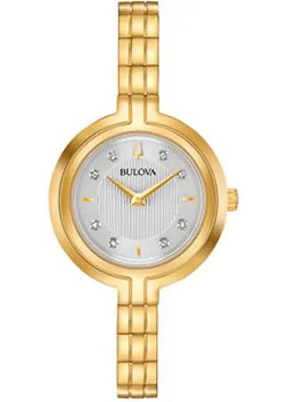 Японские наручные  женские часы Bulova 97P144. Коллекция Rhapsody