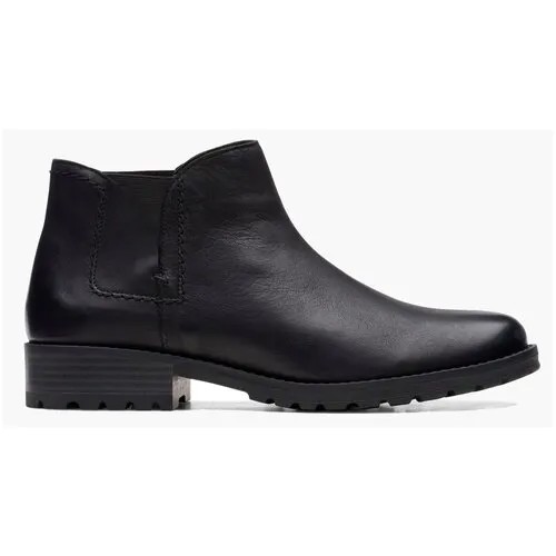 Ботинки Clarks, размер 38EU (5UK), черный