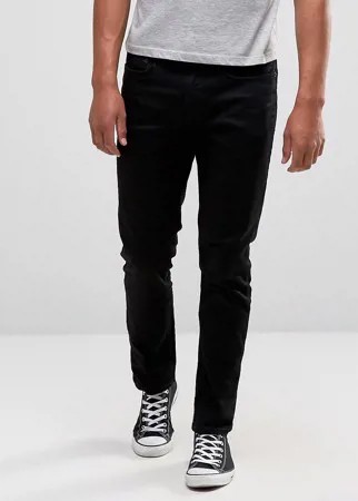 Узкие черные джинсы River Island-Черный цвет