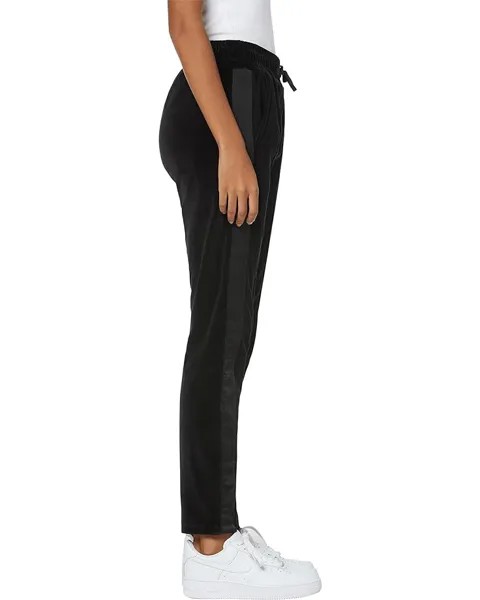 Брюки Joe's Jeans Lissa Velour Tuxedo Pants, цвет Jet Black