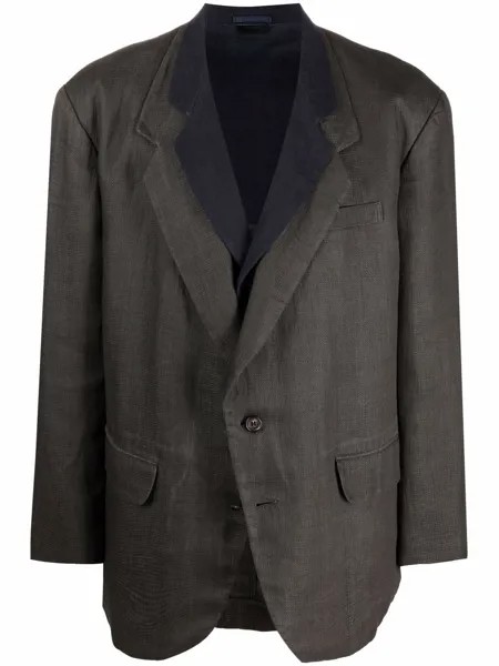 Comme Des Garçons Pre-Owned многослойный однобортный пиджак 1980-х годов