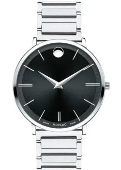 Швейцарские наручные  мужские часы Movado 0607167. Коллекция Ultra Slim