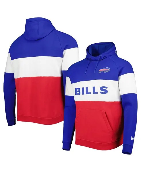 Мужская толстовка с капюшоном red buffalo bills colorblock current pullover New Era, красный