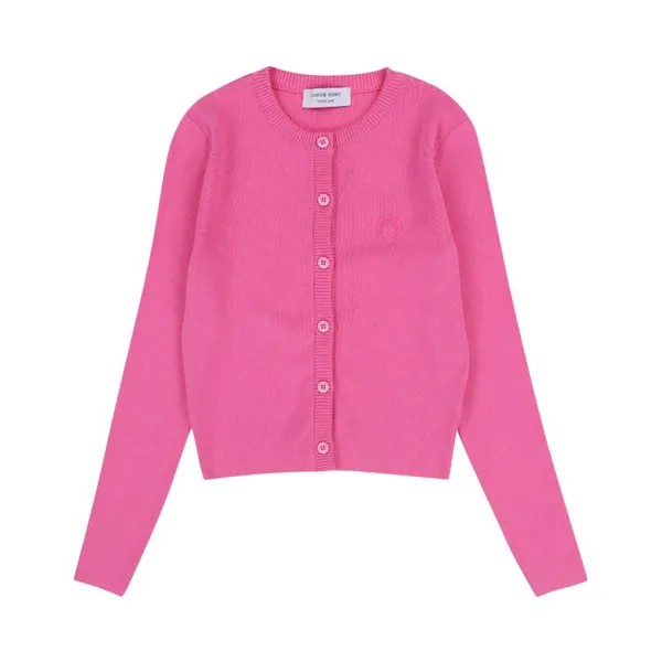 Кардиган Marine Serre Core Knit Cardigan, розовый