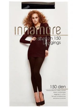 Леггинсы Innamore Cotton Leggings 150 den, размер 2-S, nero (черный)