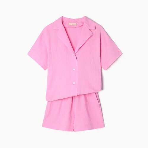 Пижама Kaftan Одежда для дома, размер 44/46, розовый
