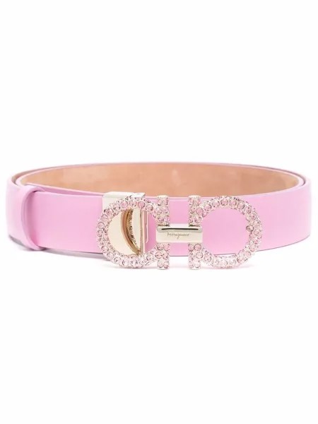 Salvatore Ferragamo ремень с пряжкой-логотипом