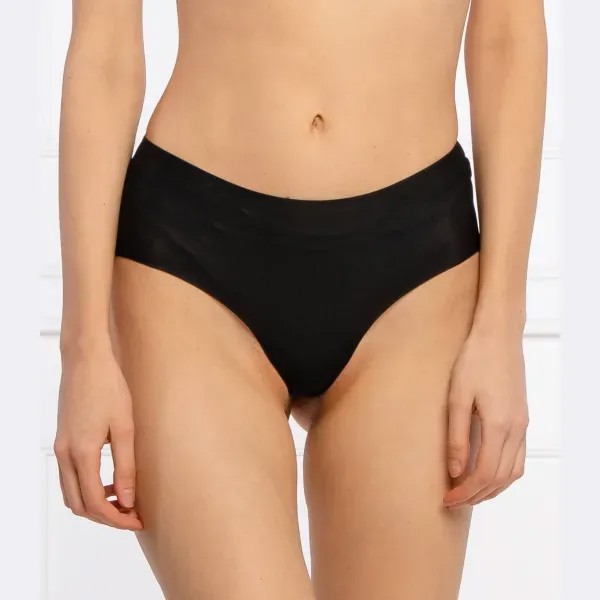 Кожаные трусики Wolford, черный