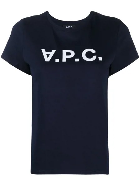 A.P.C. футболка с логотипом