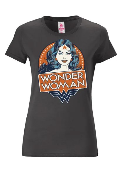 Футболка Logoshirt Wonder Woman, темно-серый