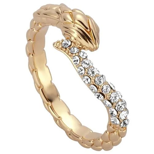 Кольцо Just Cavalli, кристалл, размер 16.5, золотой
