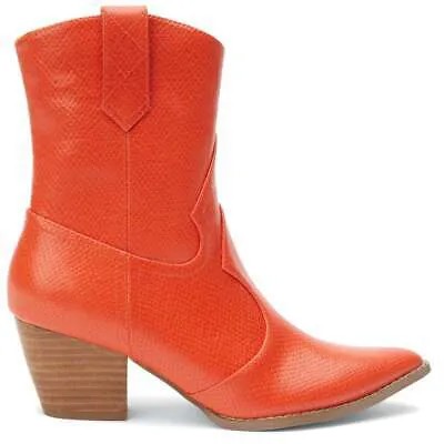 Оранжевые повседневные женские ботинки COCONUTS by Matisse Bambi без застежек BAMBI-868