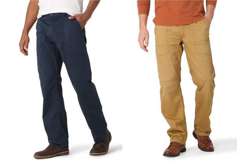 Новые мужские повседневные брюки Wrangler Relaxed Fit, мужские размеры W30-W46, прочный и комфортный