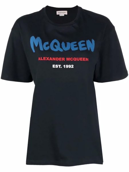 Alexander McQueen футболка с логотипом