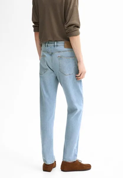 Прямые джинсы Massimo Dutti, синий деним