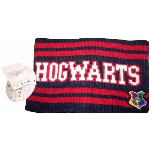 Шарф Wizarding World,50х15 см, универсальный, красный, синий