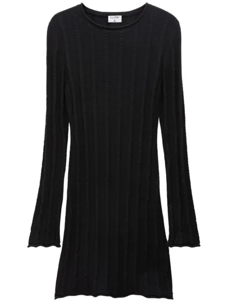 Платье мини из органического хлопка Filippa K, черный