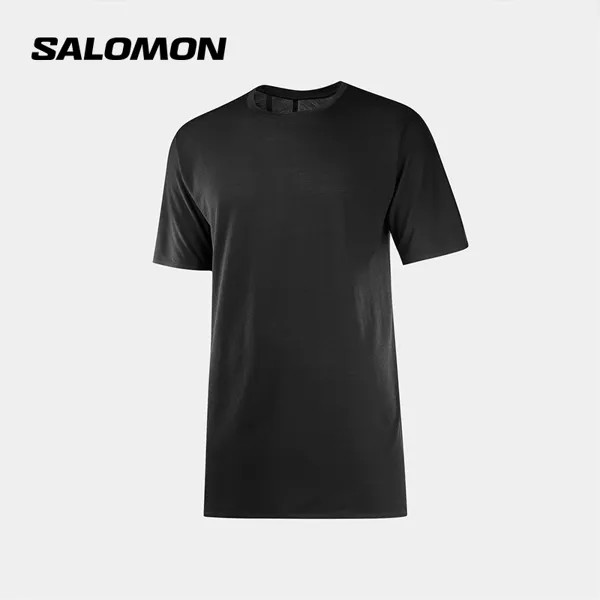Футболка Salomon с короткими рукавами, черный