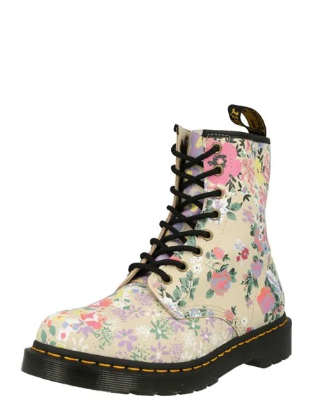 Ботильоны на шнуровке Dr. Martens, смешанные цвета