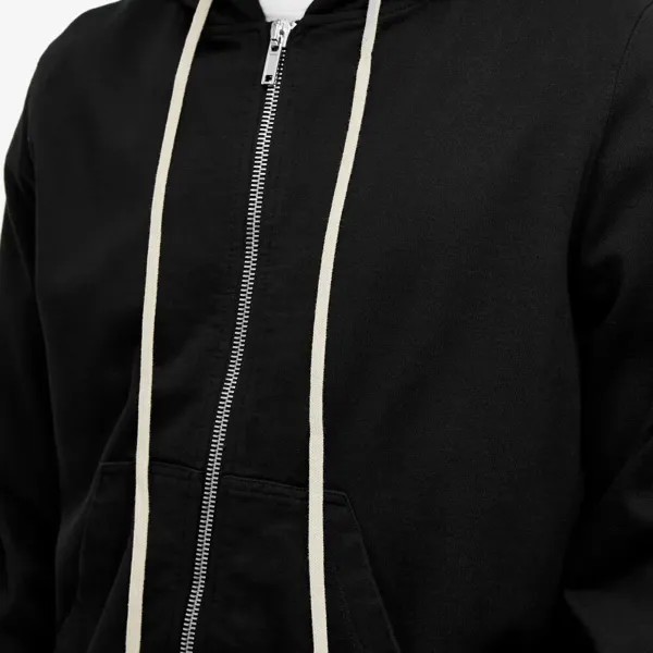 Rick Owens Drkshdw Толстовка из хлопка среднего размера с капюшоном Jason, черный