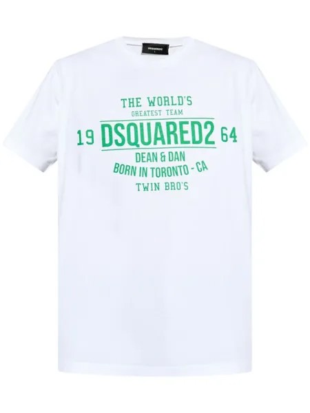 Dsquared2 футболка с принтом логотипа DSQUARED2, белый