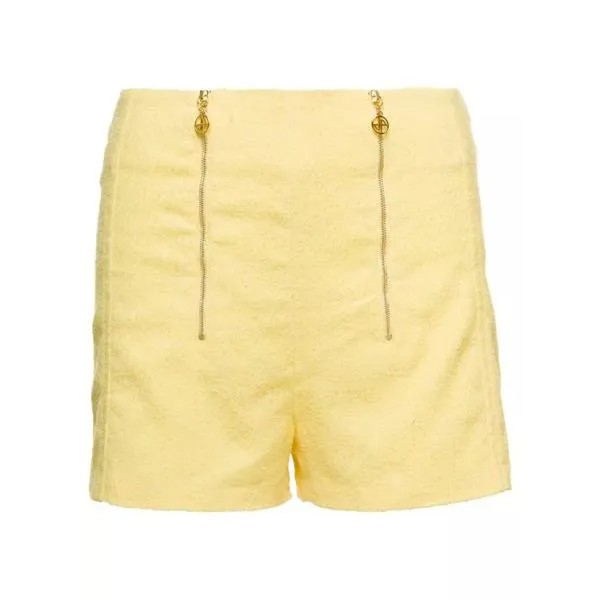 Шорты tailored shorts with double zip in cotton b Patou, желтый