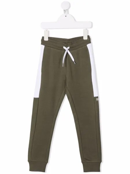 BOSS Kidswear спортивные брюки с лампасами
