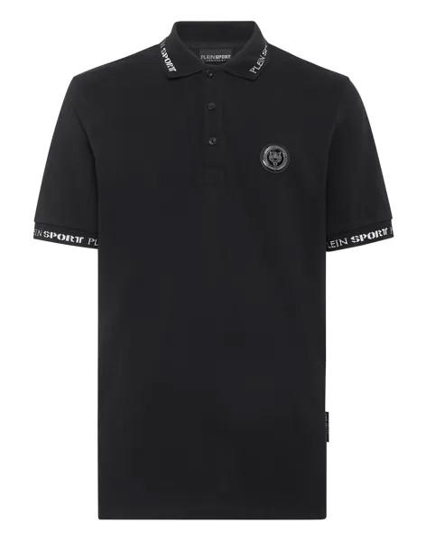 Рубашка-поло SS Tiger Plein Sport, цвет Black / White