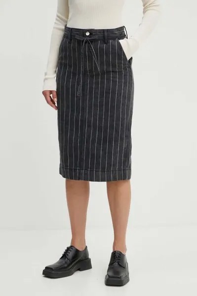 Джинсовая юбка Betsy - Denim Stripes Day Birger et Mikkelsen, черный