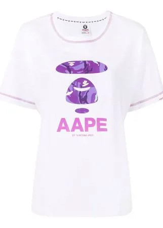 AAPE BY *A BATHING APE® футболка с логотипом