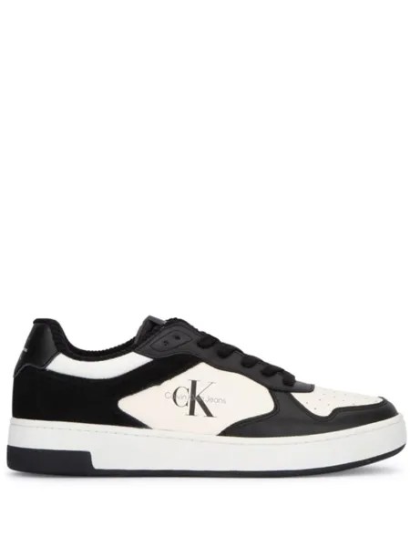 Calvin Klein кожаные низкие кеды, черный