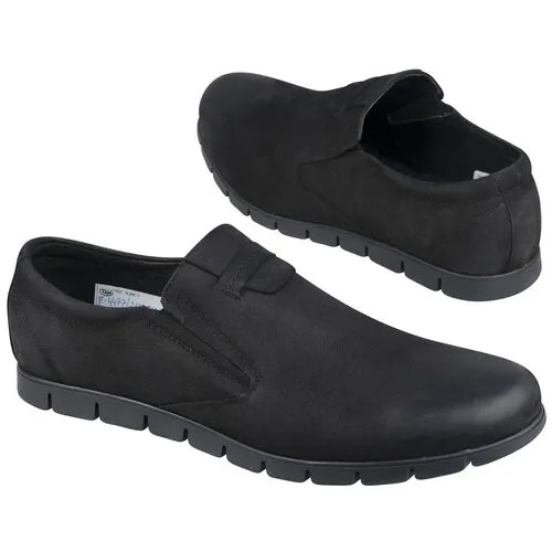 Летние мужские туфли KWINTO KW-4477/213-213-246 black