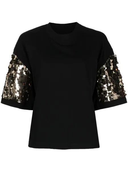 Antonio Marras футболка Margherita с пайетками, черный