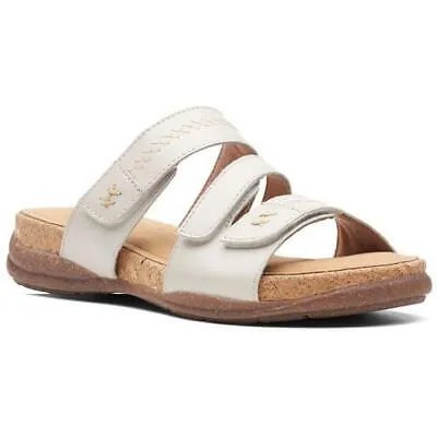 Женские кожаные регулируемые шлепанцы Clarks Roseville Bay BHFO 1557
