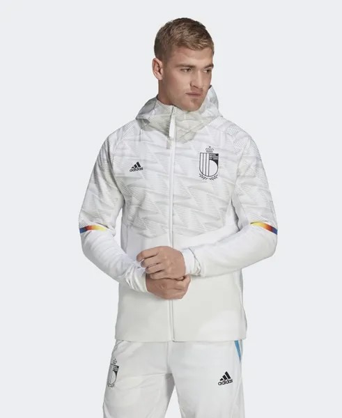 Куртка с капюшоном adidas Performance, белый